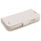 Nuoku Vogue Δερμάτινη Θήκη Flip Galaxy S4 Λευκό